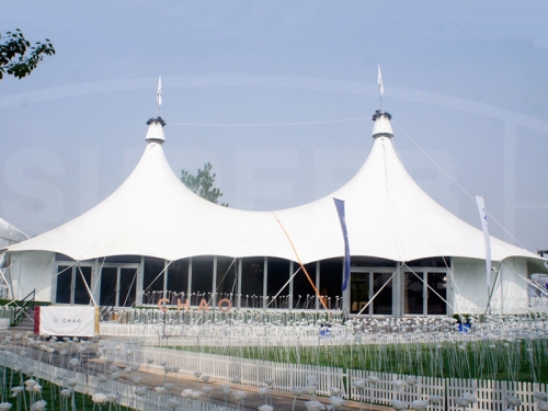 10x10m خيمة الزفاف المظلة لحضور حفل زفاف مع الأرضيات