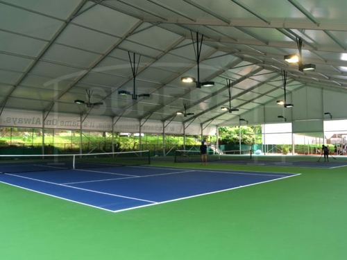 خيمة الرياضة بيضاء لملعب تنس