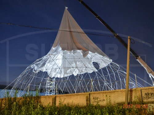 عالية الجودة تصميم المنزل جيوديسيك قبة خيمة للبيع